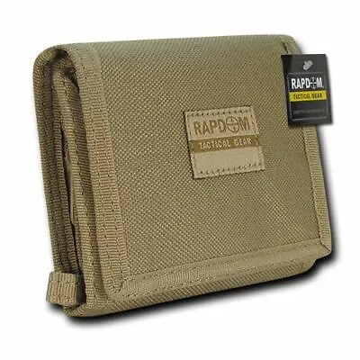 Tri-Fold Tactical Wallet 18 Compartments With Life Time Warranty • $26.95