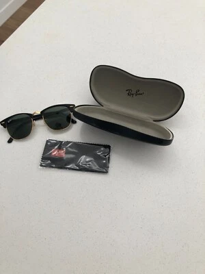 $51 • Buy Ray Ban Clubmaster Classic Black RB3016 W0365 51mm Rayban Sunglasses