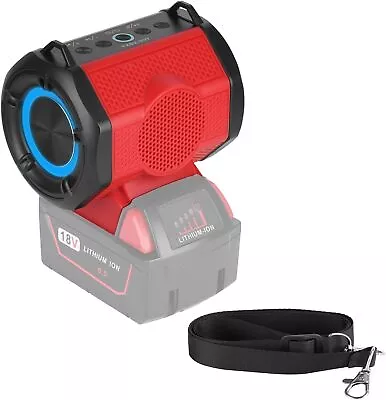 Wireless Portable Bluetooth Speaker Compatible For Milwaukee 18V Battery W/ USB • $35.24