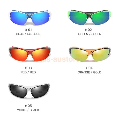 $22.30 • Buy Polarized Glasses Windproof Protective Fishing Cycling Sport Sunglasses Unisex