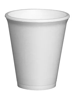 £5.70 • Buy Polystyrene Insulated Cup For Hot Or Cold Drink 7oz 207ml Pack Of 25