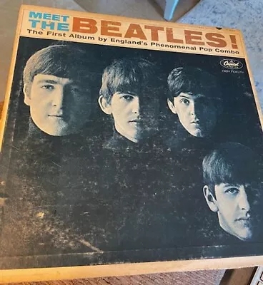 The Beatles - Meet The Beatles - 1964 Capitol T-2047  LP • $14.53