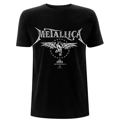 Metallica Biker Black Official Tee T-Shirt Mens Unisex • £16.36