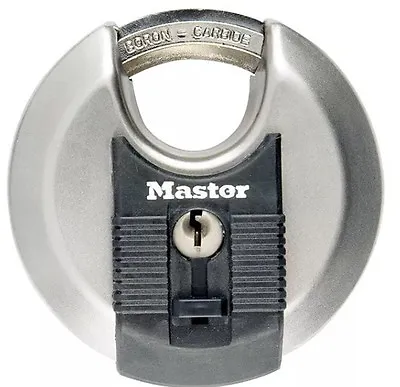 Master Lock Excell Stainless Steel Discus 70mm Padlock • £10.99