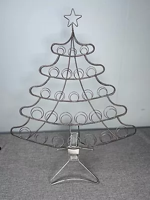 Metal Wire Christmas Tree Picture Photo Christmas Card Holder Approx 21.5  Tall • $14.99