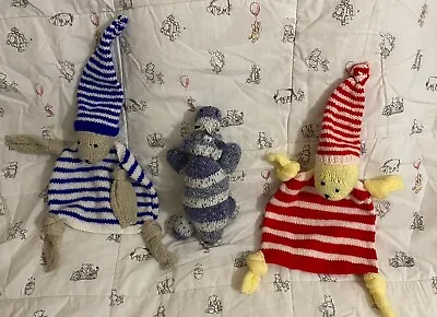 Beautiful Brand New Unused Comforters Hand Made Knitted Toys Bears Girl Or Boys • £6