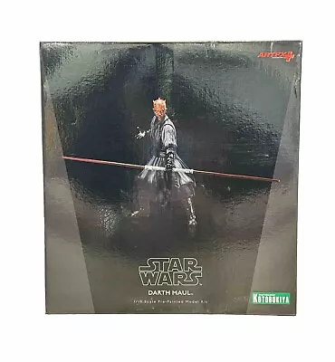 Kotobukiya Artfx+ Darth Maul 1/10 PrePainted Model Kit Statue Star Wars COMPLETE • $69.99