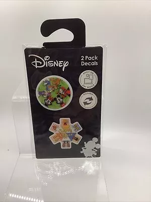 Disney 2 Pack Decals Stickers Phone Laptop Mickey Mouse Goofy Donald Duck New • £9.95