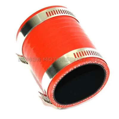 £7.65 • Buy Silicone Hose Straight Coupler Red SELECT SIZE / CLAMPS Demon Motorsport