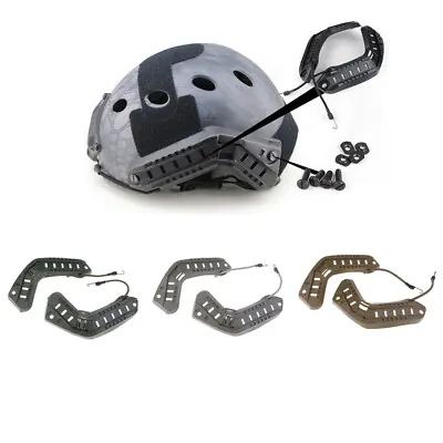 Tactical Fast ARC Helmet Side Rail Guide Mount Kit For Hunting  • £10.74