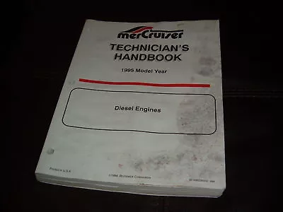 1995 Mercruiser Diesel Engine Boat Repair Manual  • $30