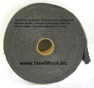 5lb Steel Wool Reel #0000 - Super Fine • $28