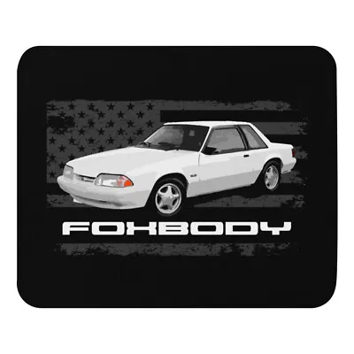 Foxbody Fox Body Ford Mustang Coupe 5.0 Mouse Pad • $21.69