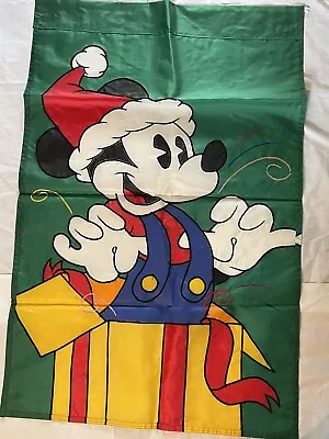 Disney Mickey Mouse Christmas Flag 42  X 27  • $12