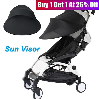 Baby Pram Sun Shade Universal Stroller Buggy Canopy Pushchair Parasol UV Protect • £5.87