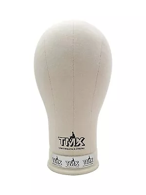 TMX Canvas Mannequin Wig Head Display 100% Cork For Wig Making Weave (Choose: ) • $19.95