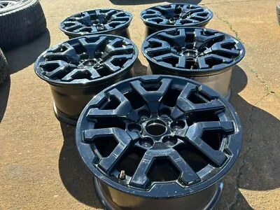 (5) 17  Ford Bronco Raptor F150 Oem Factory Stock Wheels Rims Black 6x135 • $1100