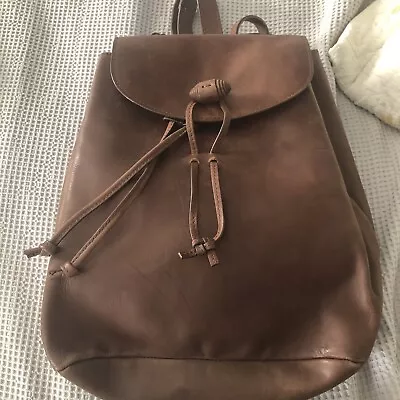 FatFace SHOULDER SATCHEL RUCKSACK Backpack Bag Tan PRELOVED • £28