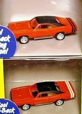 2x LIMITED EDITION - '68/69 Dodge Charger Orange/Black & Orange/White Fit Tjet • $39.95