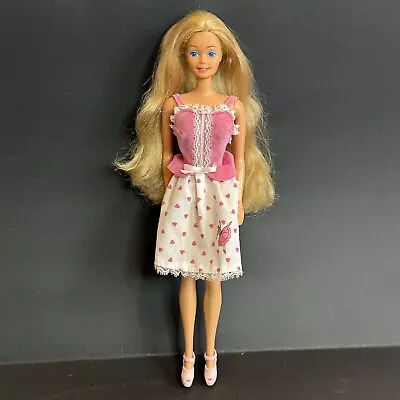 Vintage 80’s Mattel Dream Glow? Barbie Doll In My First Barbie Ballet Dress Read • $14