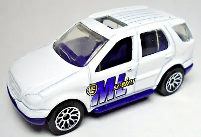 1999 Matchbox Mercedes Benz Ml 430 Series White 1:62 Diecast 3  Suv With Purple • $10.99