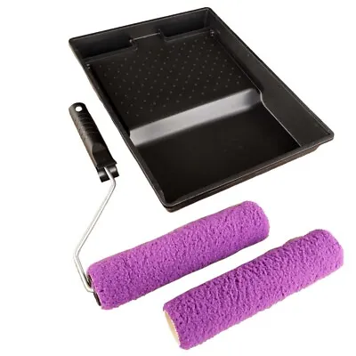 £6.99 • Buy Harris 9  Paint Roller Set, Emulsion Sleeves, Cage Frame & Tray, DIY, Painting