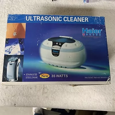 Haier  Multi-Purpose Ultrasonic Jewelry/ Eyeglass Cleaner • $22