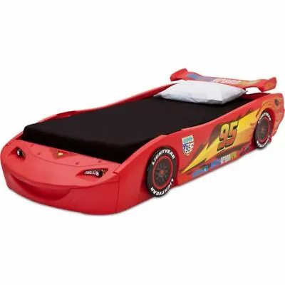 Children's Disney/Pixar Cars Lightning McQueen Toddler Kid Plastic Bed Twin • $399.97