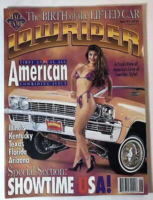 Vintage Lowrider Magazine June 1995 With Centerfold Hot Rod • $6.25