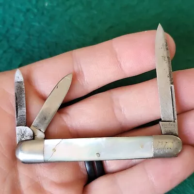 Old Vintage Antique H Boker Improved Cutlery Split Back Whittler Pocket Knife • $79.99