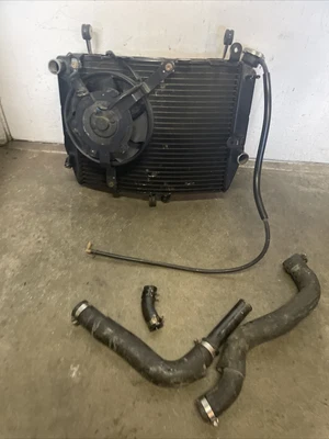 $110.49 • Buy 2004 YAMAHA YZF R6 ENGINE RADIATOR MOTOR COOLER COOLING RADIATER Fan Hoses Oem