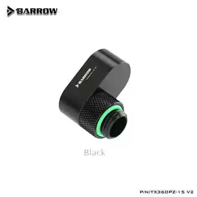 Barrow 360° Rotation Offset Adapter G1/4'' 15mm Male To Female Extender Fittings • $22.55