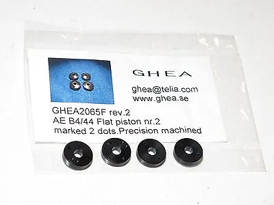 GHEA 2065-F Pro Team Associated Flat Delrin Machined Pistons T4/B4/B44.1.2 • $3.19