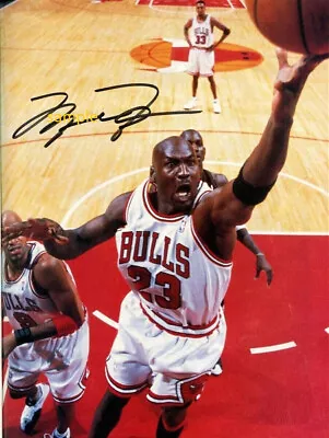 Michael Jordan #5 Reprint Autographed 8x10 Photo Signed Chicago Bulls Man Cave • $8.46
