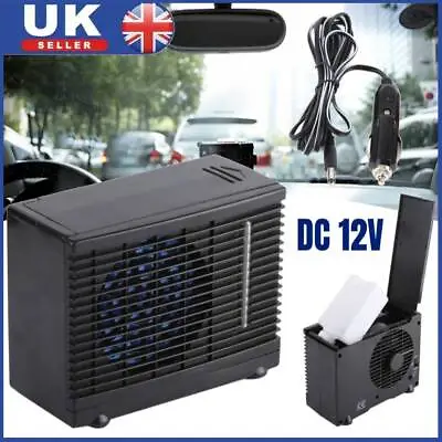 Air Conditioner 12V Portable Car Truck Cool Cooling Water Ice Air Cooler Fan UK • £30.07