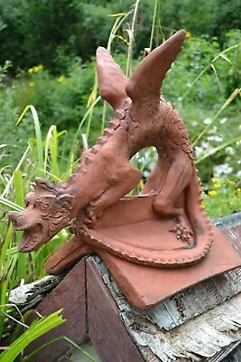 £154.99 • Buy Dragon Roof Finial Half Round Or 110° Angled Stone Ridge Tile  Brighton  