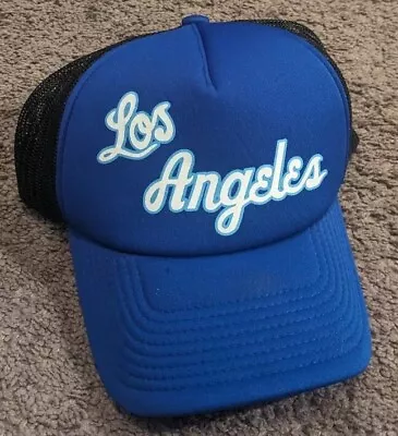 Mitchell & Ness Los Angeles Lakers Jersey Hook Mush Trucker Snapback Hat • $14.99