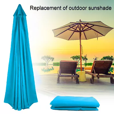 $53.69 • Buy Garden Umbrella Patio Outdoor Yard Beach Pools Parasol Shade Replacement Canopy