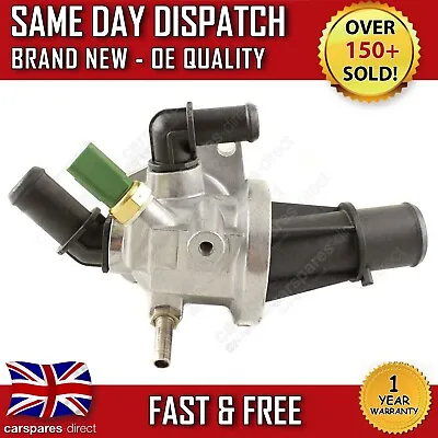 Thermostat Housing With Sensor For Vauxhall Corsa C 1.3 Cdti 2003 2009 • £24.95