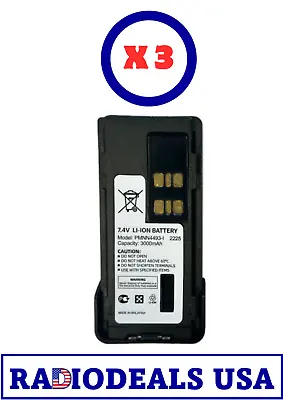 Motorola Compatible PMNN4493-I Impres Lithium 3000mAh Battery XPR3000/7000-3 PC • $177