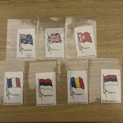 Silk Murrays Belfast Polo Cigarette Flags 1910 X7 • £16