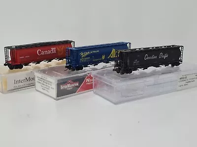 N Scale Intermountan Lot Of 3 Canadian Cylindrical Hoppers.  All Excellent Cond. • $43.75