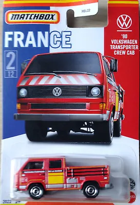 MATCHBOX FRANCE Volkswagen Transporter Crew Cab (1990) • $9.90