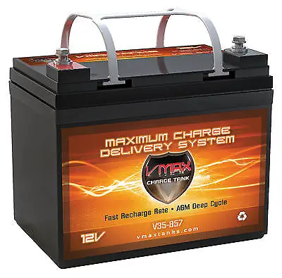 ACTIVE CARE MEDICAL COMP V35-857 12v AGM VMAX Scooter & Wheelchair U1 Battery  • $114.93