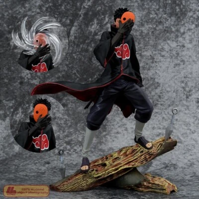 $44.99 • Buy Anime Naruto Shippuden Akatsuki Uchiha Obito Tobi 2heads Figure Statue Toy Gift