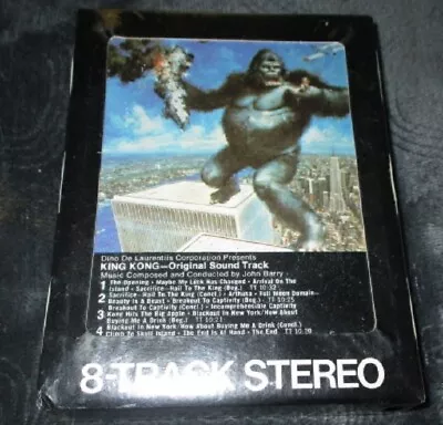 King Kong Original Soundtrack 8-track Tape / New Sealed • $22