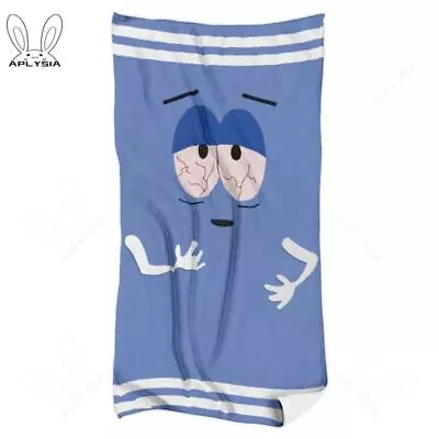 Funny Cartoon Bath Towel Towelie Large Gym Beach Towel Gift For Kids And Adults • £27.25