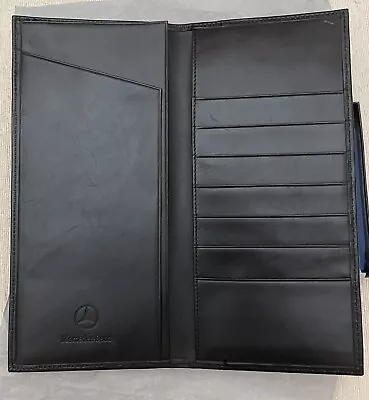 Mercedes Benz Black Leather Billfold (Car-126) • $65