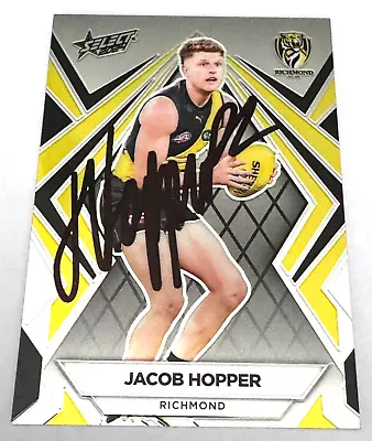 Richmond Tigers Signed 2024 Jacob Hopper Luminous Afl Select Footy Stars Card • $12.49