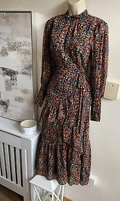 Beautiful Topshop Size 10 Floral Maxi Dress Vtg Ditsy Tea • £11.95